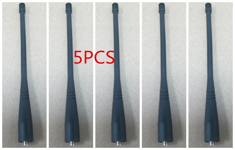 

OPPXUN 5PCS Dual Band Antenna VHF UHF 144/430MHz SMA-F For Kenwood Retevis H777 RT5 RT6 RT7 RT21 For Baofeng UV5R UV82 radios