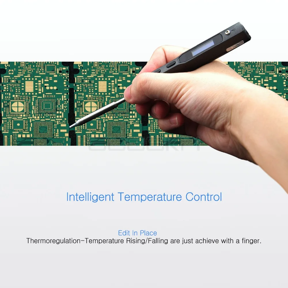 GeeekPi TS100 DC 12 В 19 в 24 портативный мини умный электрический наконечник осциллограф