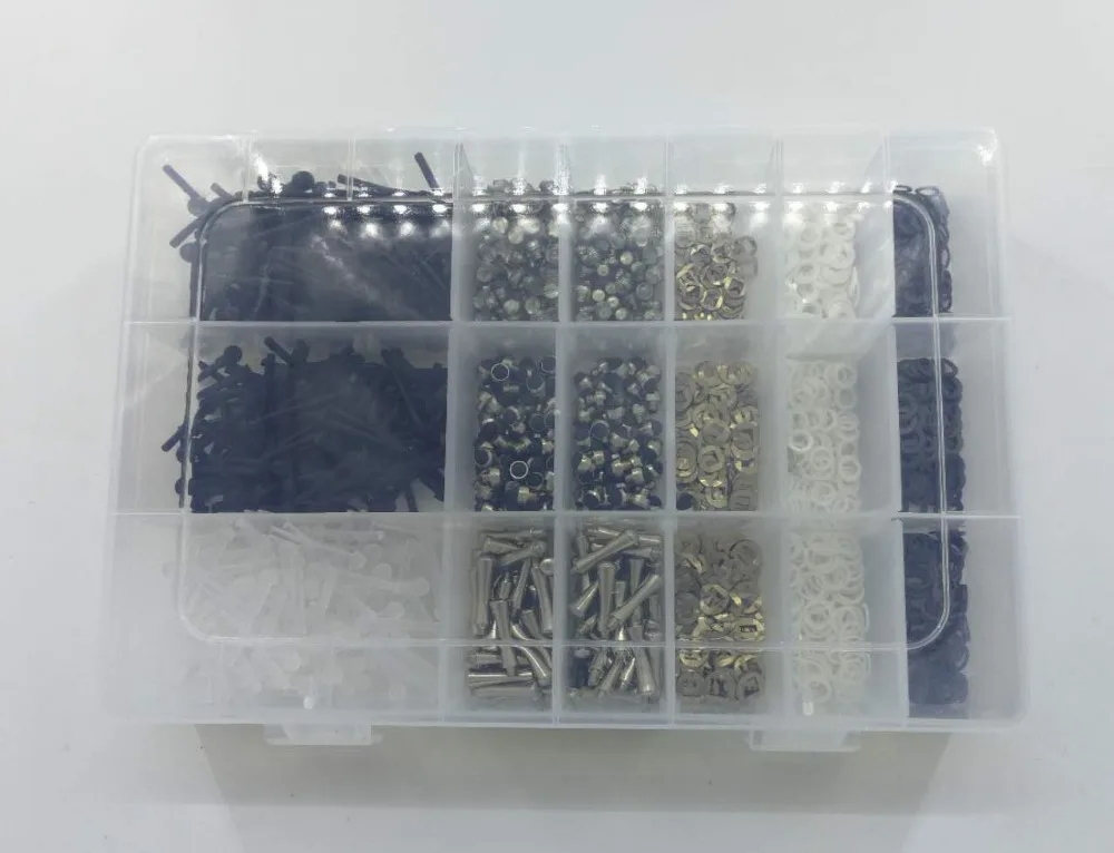 1500 unids/lote de piezas de tijera para el cabello, kits de reparaci&oacute;n de tijeras, accesorios que incluyen Parachoques/reposabrazos/arandela-3