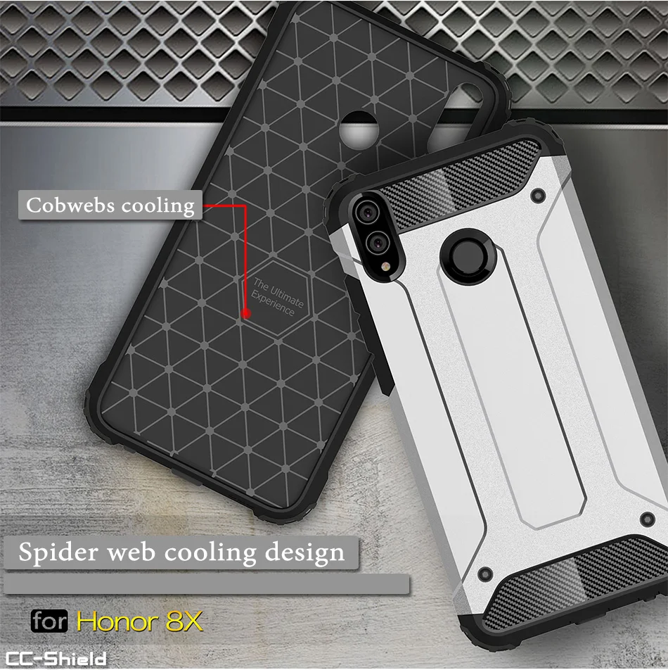Armor Case for Huawei HONOR 8X X8 JSN-L22 JSN-L21 JSN-L23 HONOR8X Phone 8 X JSN L21 L22 L23 Frame Cover |