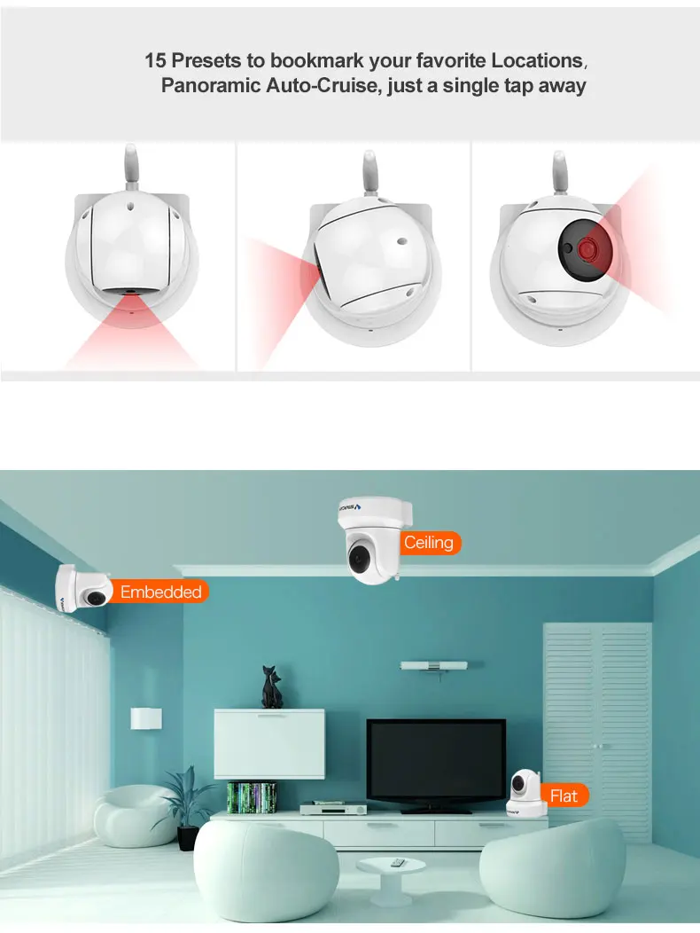 VStarcam c29s 1080P радионяня HD Беспроводная IP камера CCTV WiFi домашняя Камера видеонаблюдения для безопасности iOS/Android двухстороннее аудио