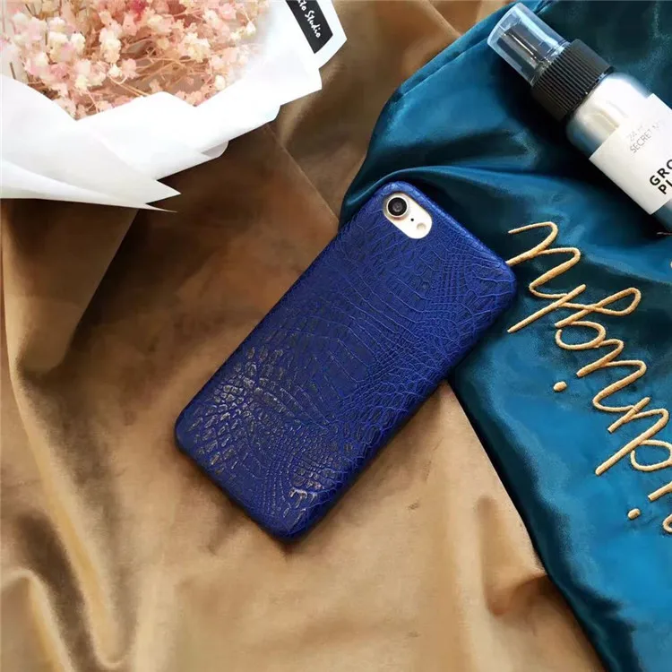 Crocodile leather phone case for iphone 6 6s 6plus 6splus 7 7plus mobile simple cortical soft capa lovers cases |
