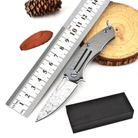 manufacturer direct selling folding knife camping knife damascus steel vg 10 knife gift collection
