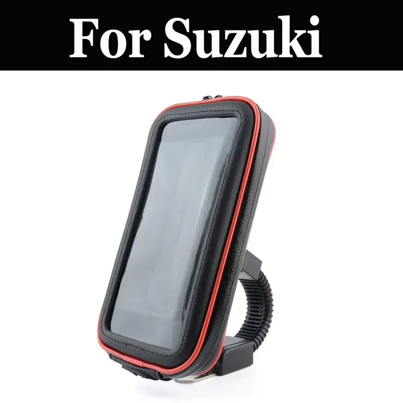 

2019 Hot Moto Phone Holder Waterproof Bag Case Handlebar Mount Holder For Suzuki Gs750 E Gl L 650gt 1200 Gsx 1100es F G L Sbe Sx