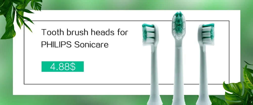 12 шт. Съемные насадки для зубной щетки для Philips Sonicare ProResults HX6014 электрическая зубная щетка головки белый