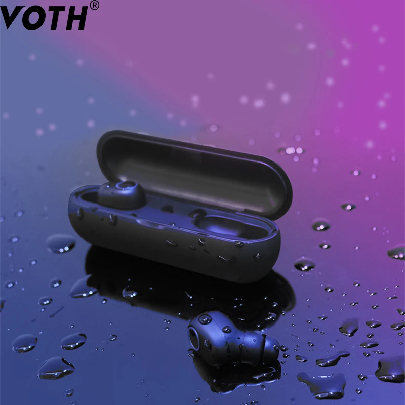 Беспроводные Bluetooth 5 0 наушники с зарядным устройством мини спортивные вкладыши