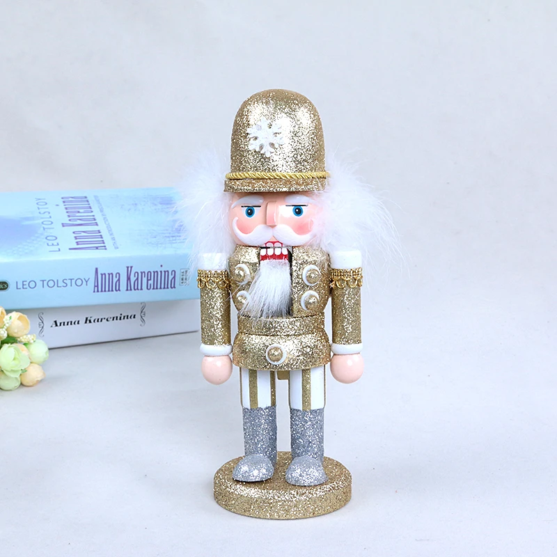 Новинка новогодний праздничный гайковёр высотой 25 см толстые солдаты HY Type 2