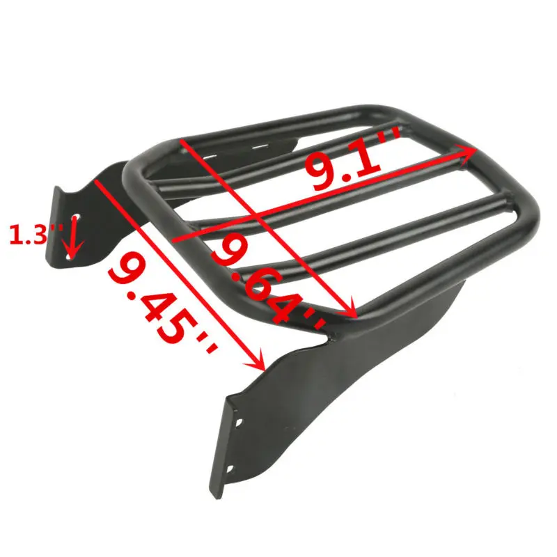 TCMT Спортивная багажная стойка на спинку мотоцикла для Harley HD Softail Fatboy 07-17 Cross Bones 07-11