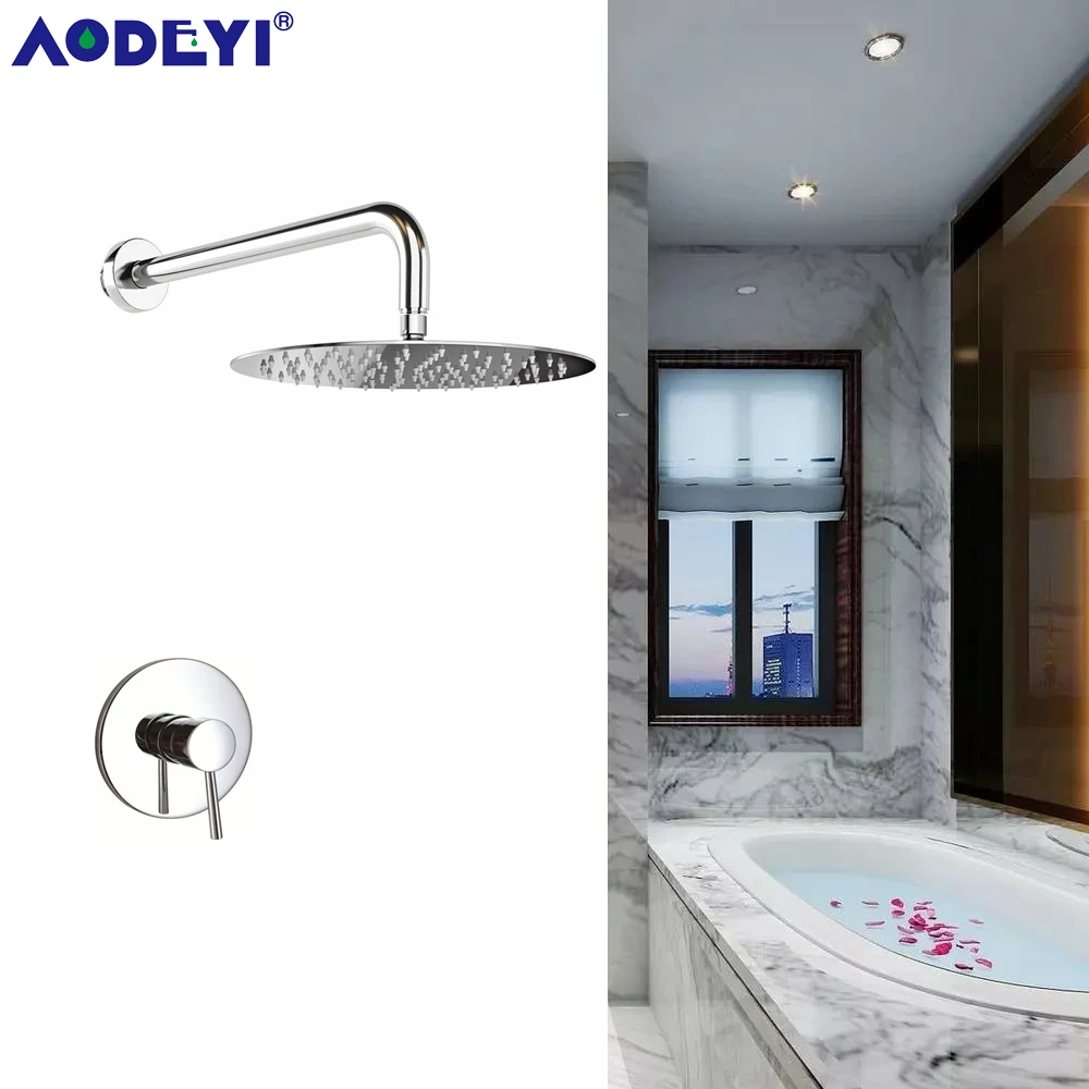 AODEYI настенный смеситель горячей и холодной воды латунный 8 &quot10&quot 12 &quot душевая