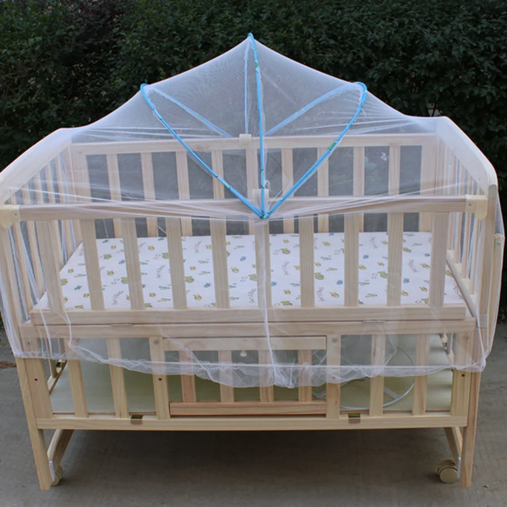 

Universal Baby Kids Cradle Mosquito Net Crib Cot Mesh Canopy Infant Toddler Bed Playpens Tent 90x50cm