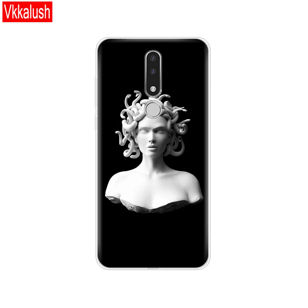 80055 Чехол для Nokia 1 2 2,1 3 3,1 5 5,1 Plus Мягкий ТПУ силиконовый задний чехол противоударный чехол Бампер корпус - Цвет: 80055