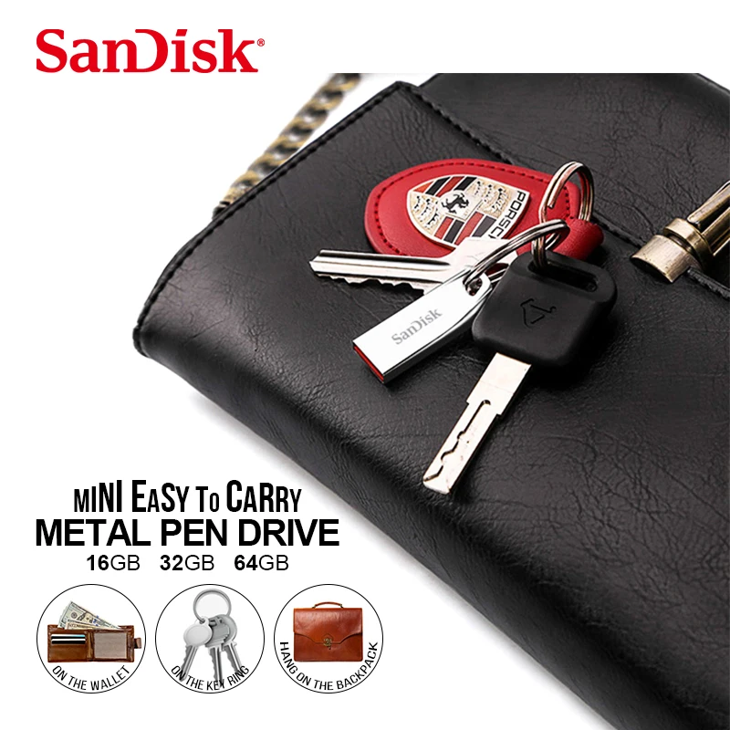 USB флеш накопитель SanDisk CZ71 64 ГБ 32 16 8 Гб|USB флэш-накопители| |