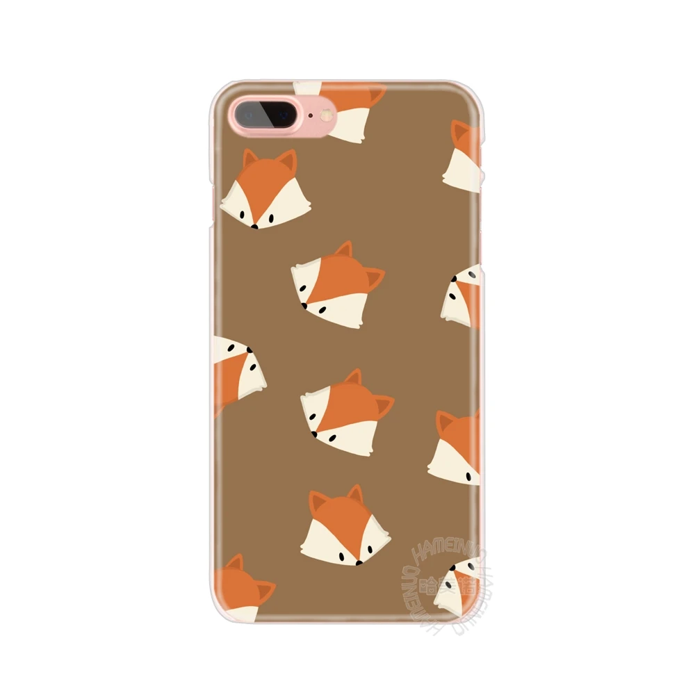 HAMEINUO sly fox Чехол для мобильного телефона с милыми животными iphone 6 4 4s 5 5s SE 5c 6s 7 plus