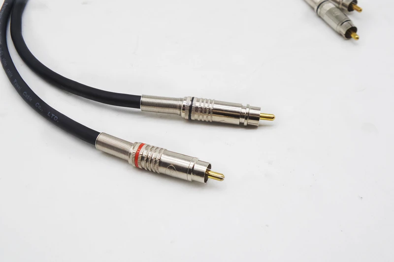 Черный мягкий шнур ручной работы фольгированный аудиокабель RCA 50 см 1 м 2 2RCA на для