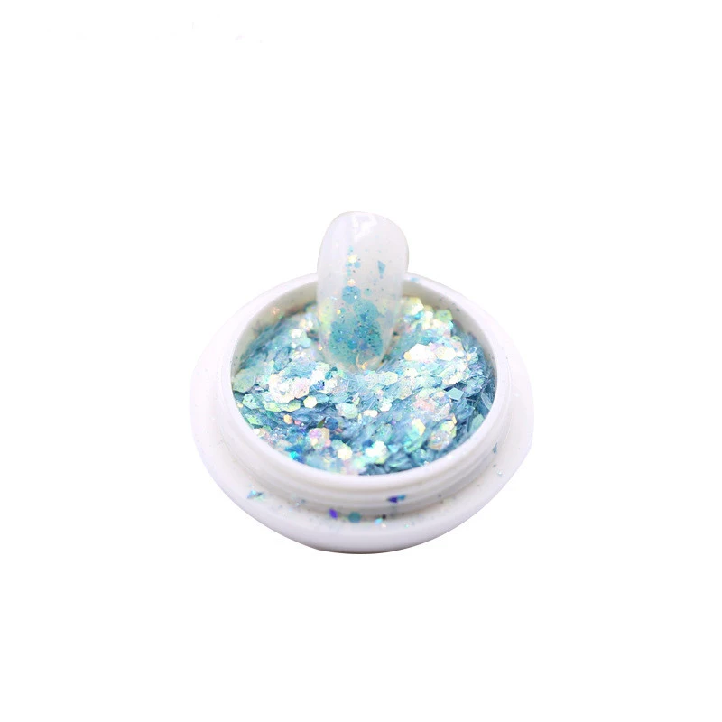8 коробок/набор голографические Блестки для маникюра|Блестки ногтей| |