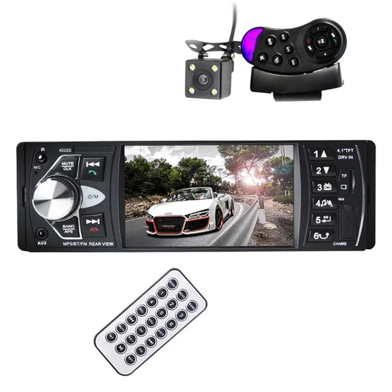 4022D 4 1 дюймов Din автомагнитола Авто Аудио Стерео Авторадио bluetooth Поддержка камеры