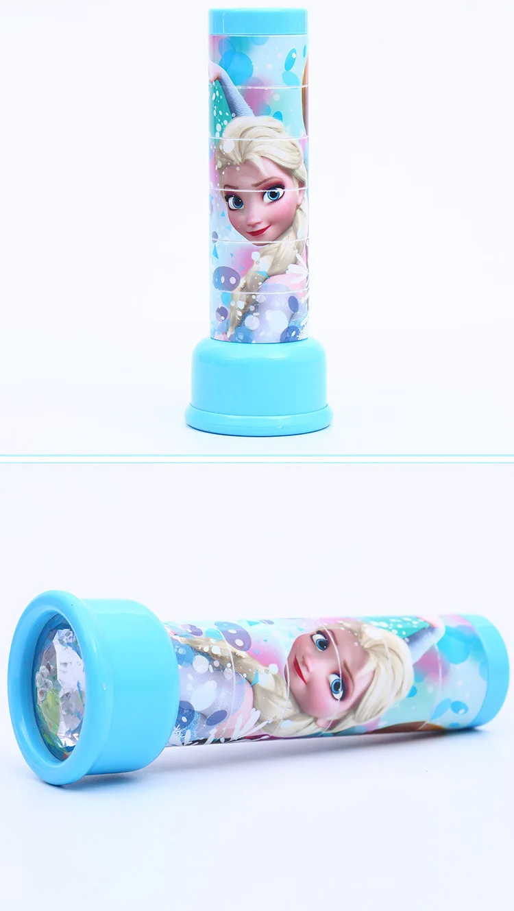 Замороженные Эльза и Анна калейдоскоп disney детские развивающие игрушки наука эксперимент игрушки