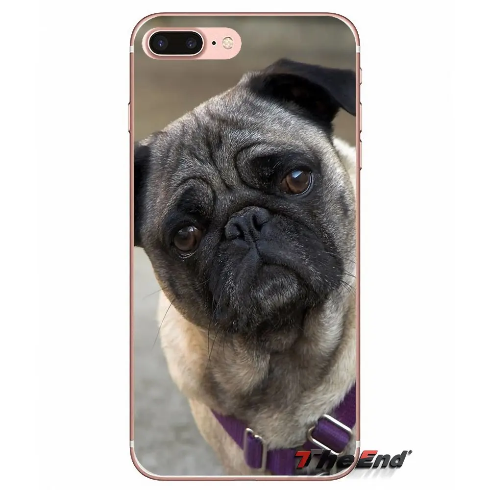 Забавный Мопс для Huawei G7 G8 P7 P8 P9 Lite Honor 4C 5X 5C 6X Mate 7 8 9 Y3 Y5 Y6 II 2 Pro 2017 аксессуары Чехлы