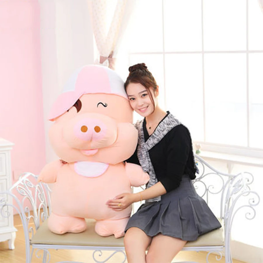 Японский Гигант Шапочка Бу Чучела Животных Лошадь Куклы Snorlax Пикачу Олаф Foxy