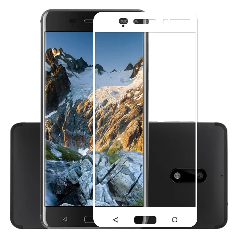 Премиум Защитная пленка для экрана из закаленного стекла Nokia 6 передней