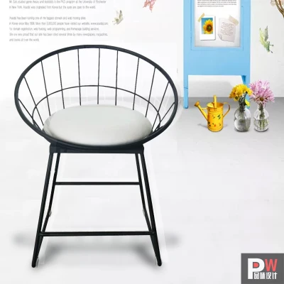 Chair Луи мода небольшой круглый стол кофе стул простой свежий творческий гостиная спальня Чайный дом балкон Повседневная - Цвет: Chair
