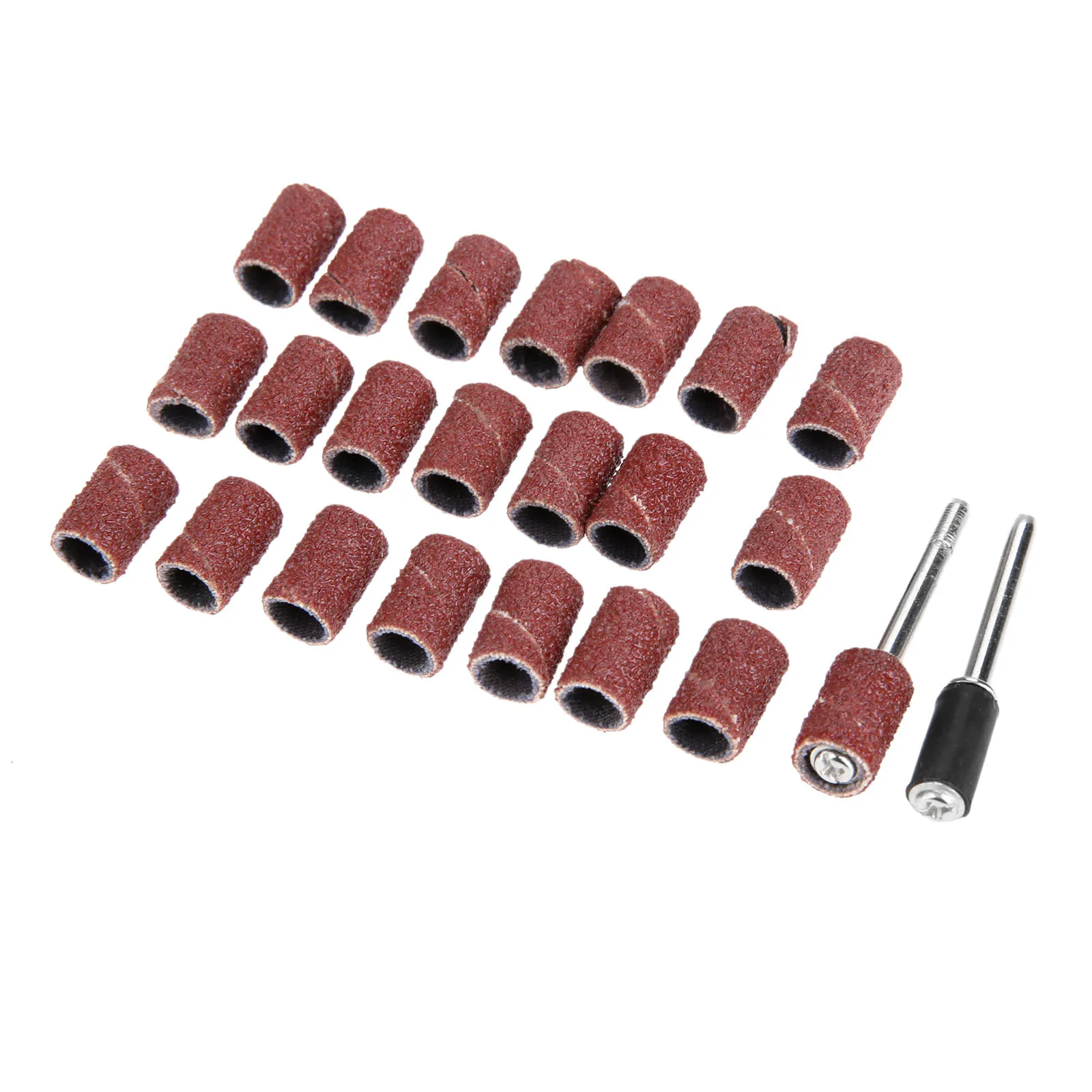 DRELD 100 шт. Аксессуары Dremel 6 мм зернистость 80 # шлифовальные ленты + 2 3 шлифовальный