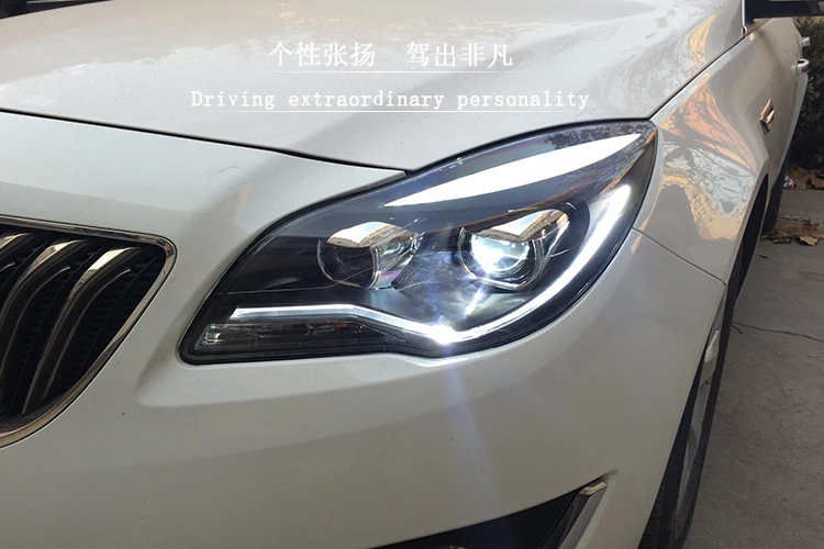 Doxa автомобильный Стайлинг светодиодный головной фонарь для Opel Insignia фары- новое поступление светодиодный drl HID комплект Биксеноновые линзы ближнего света