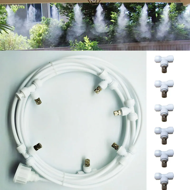 

Low Pressure garden sprinkler water misting sprayer Cooling System For plant flowers Irrigation mist system 6-18m