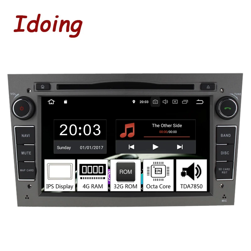 Автомагнитола Idoing 2DIN на Android 9 0 мультимедийный проигрыватель для Opel Vectra Corsa D Astra H