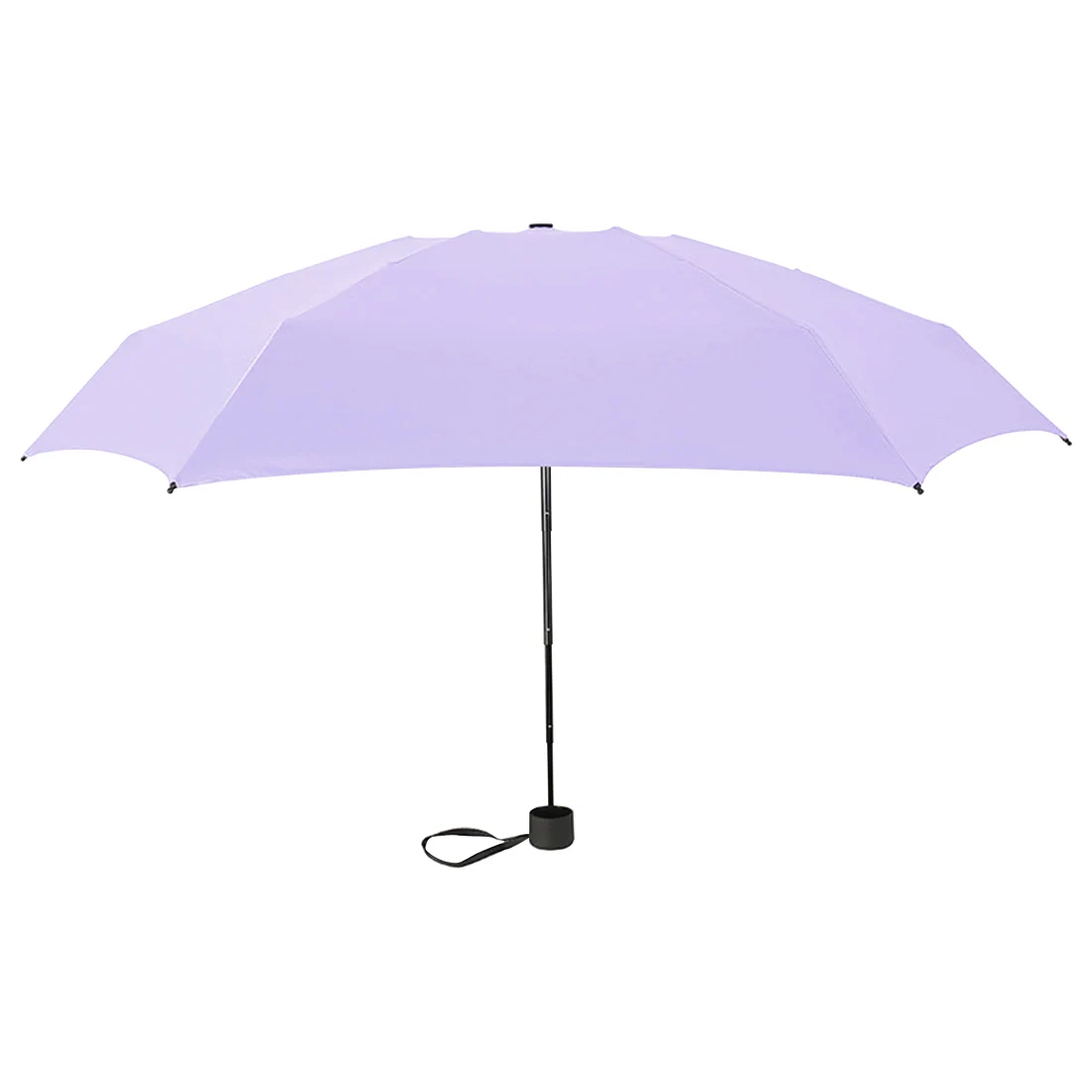 purple 1 шт. портативный мужской женский зонт с мини-карманом, маленькие модные складные зонты, защищающие от УФ-лучей, водонепроницаемые дорожные Зонты - Цвет: purple