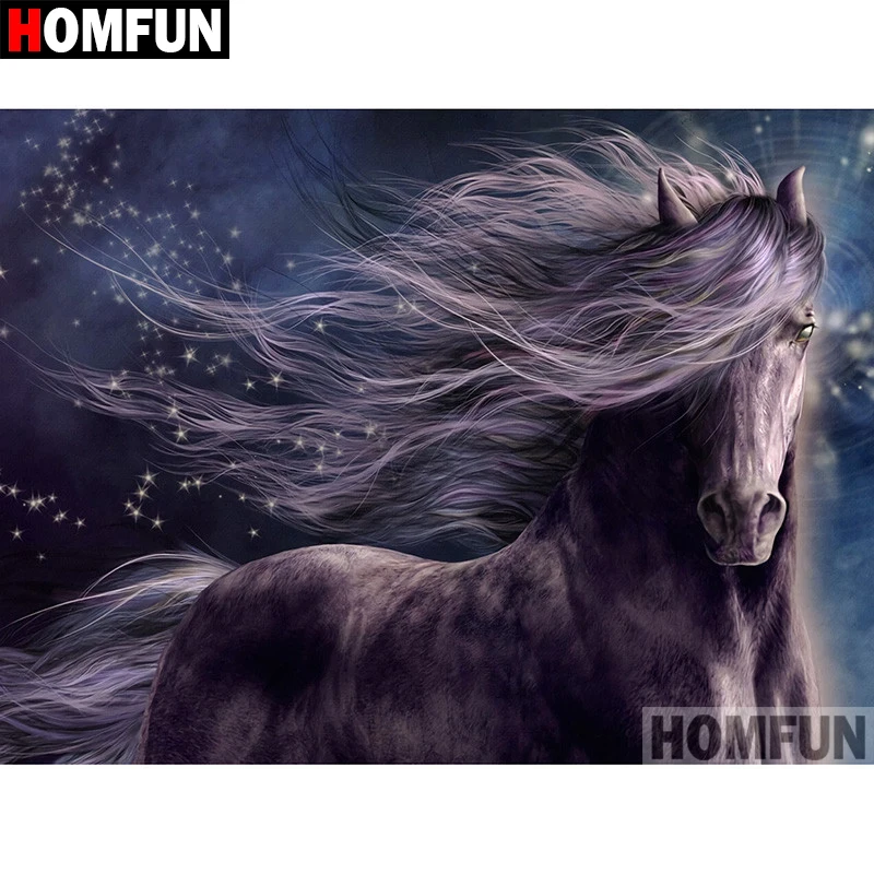 Алмазная 5D картина HOMFUN сделай сам полноразмерная/круглая вышивка крестиком