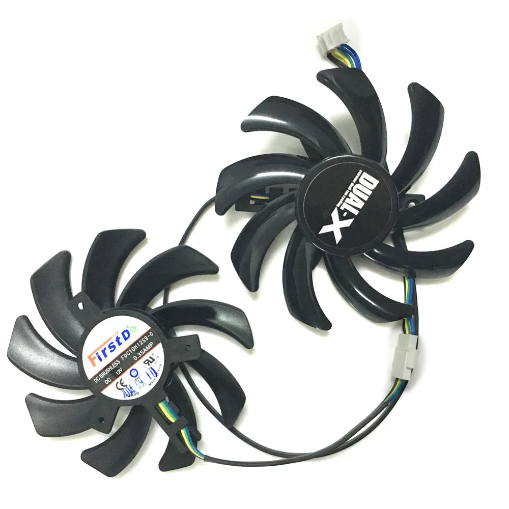 2 штуки 85MM 12V кулер вентилятор Видеокарта сапфир HD7970 HD7950 HD7770|card fan|vga cooler fangraphics card fan