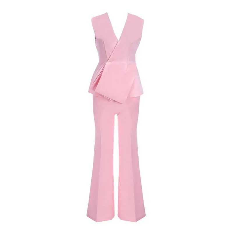INDRESSME модные облегающие Женские комплекты Vestidos 2 комплект из двух предметов