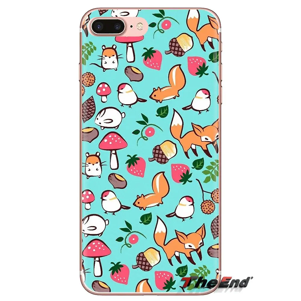 Soft Transparent Shell Covers Animal More Cute Fox cat For iPod Touch Apple iPhone 4 4S 5 5S SE 5C 6 6S 7 8 X XR XS Plus MAX |