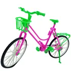 Бесплатная доставка кукла пластиковый велосипед зеленый велосипед детский игровой дом игрушки DIY аксессуары для куклы Барби Спорт на открытом воздухе DIY игрушки