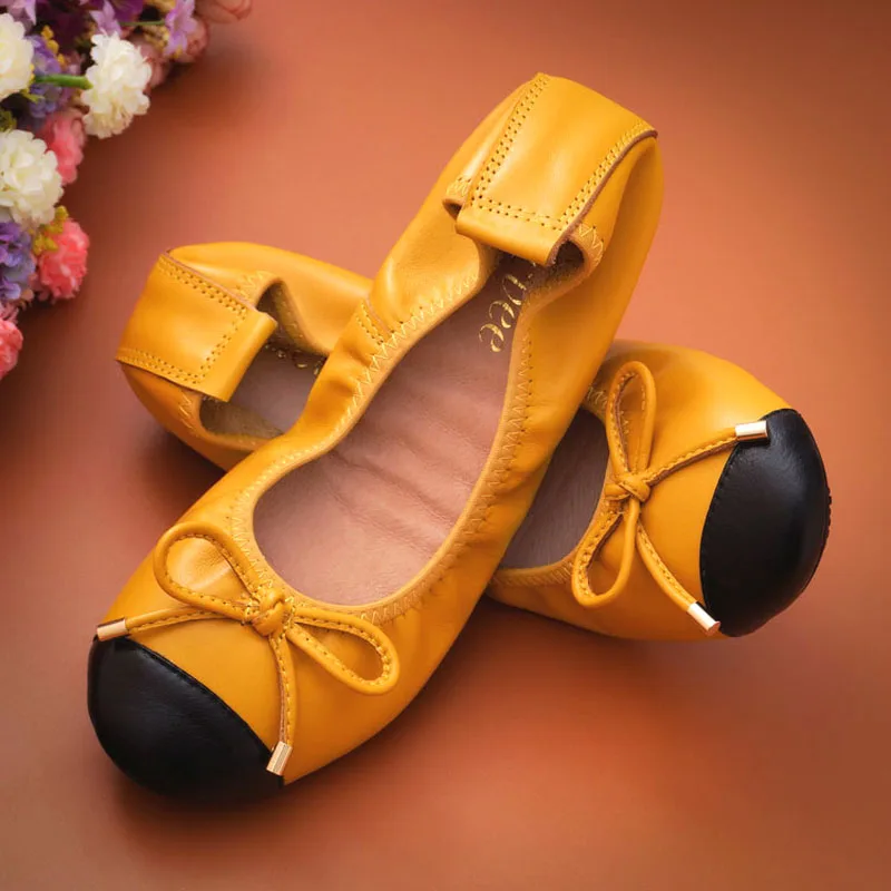 Baleriny/женские лоферы Роскошные балетки на плоской подошве Дизайнерская обувь для