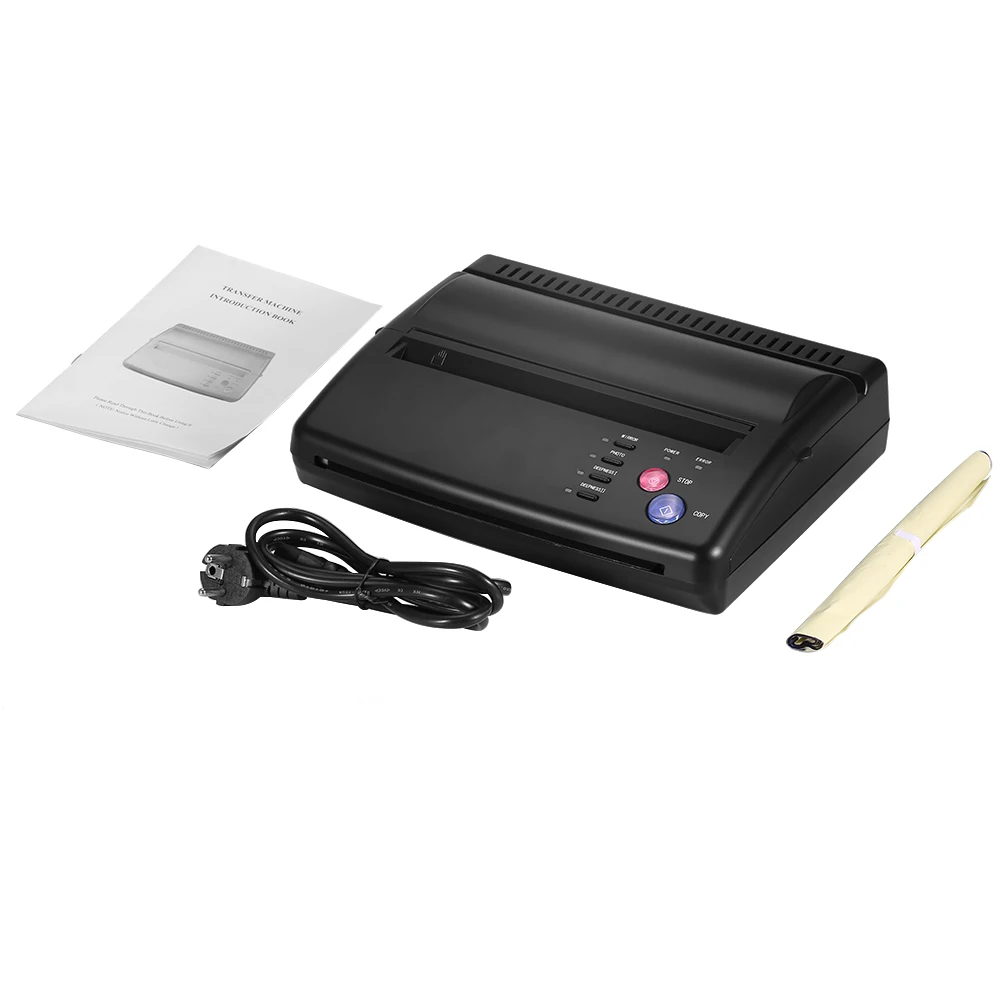 2 цвета машина для переноса татуировок принтер для рисования тепловой производитель трафаретов копир для татуировки Перманентная машина для макияжа