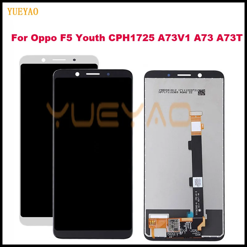 6 0 &quotЖК дисплей для Oppo A73 A73T Полный ЖК с кодирующий преобразователь сенсорного