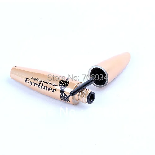 Подводка для глаз макияжа 2 шт. черная жидкая подводка водостойкая сияющая