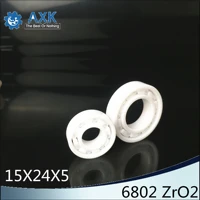 6802 full ceramic bearing 1 pc 15245 mm zro2 material 6802ce all zirconia ceramic 6802 ball bearings