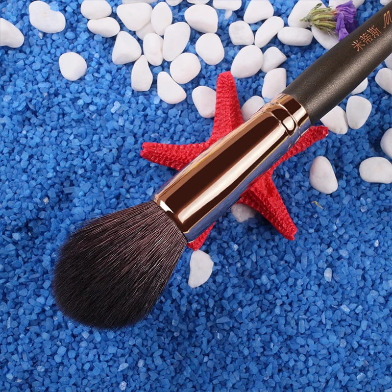 Кисти для макияжа MY DESTINY из козьего волоса конусные хайлайтера | Красота и