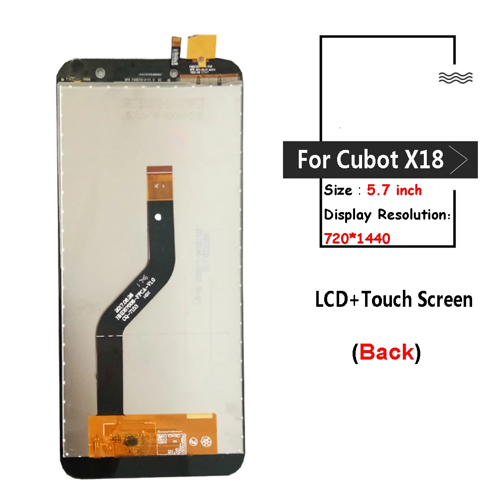 Хорошо протестированный ЖК дисплей Cubot X18 + сенсорная панель дигитайзер сменные