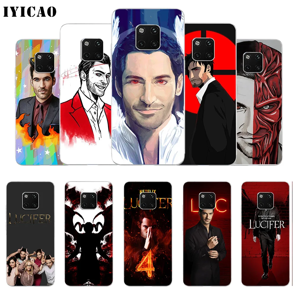 IYICAO Lucifer том Эллис ТВ-шоу Мягкий силиконовый чехол для телефона Huawei Mate 10 20 Lite Pro Nova 2
