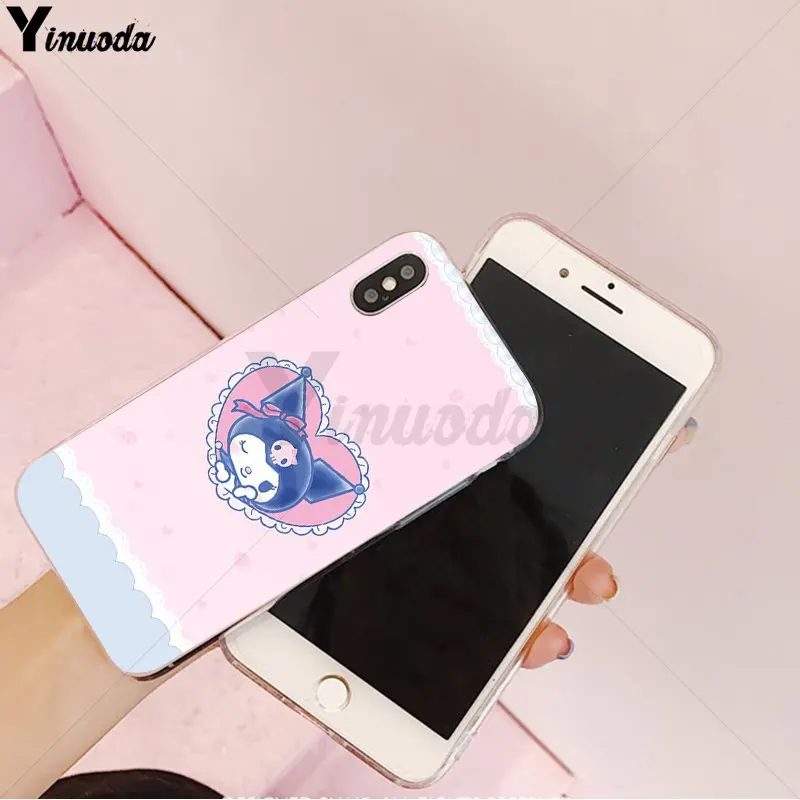 Yinuoda Kuromi Customer высококачественный чехол для телефона Apple iPhone 8 7 6 6S Plus X XS MAX 5 5S SE XR |