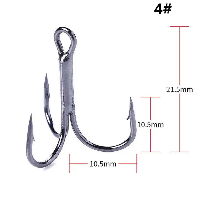 

Fishing Lure Hooks High-carbon Steel Hook 2/4/6/8/10 Fishing Hooks Barbed Tackle MC889