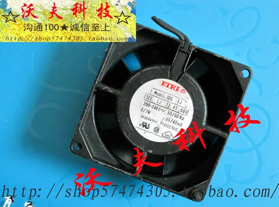 Для etri 126lj2181 алюминиевый 240v 8w 8038 высокотемпературный Вентилятор охлаждения