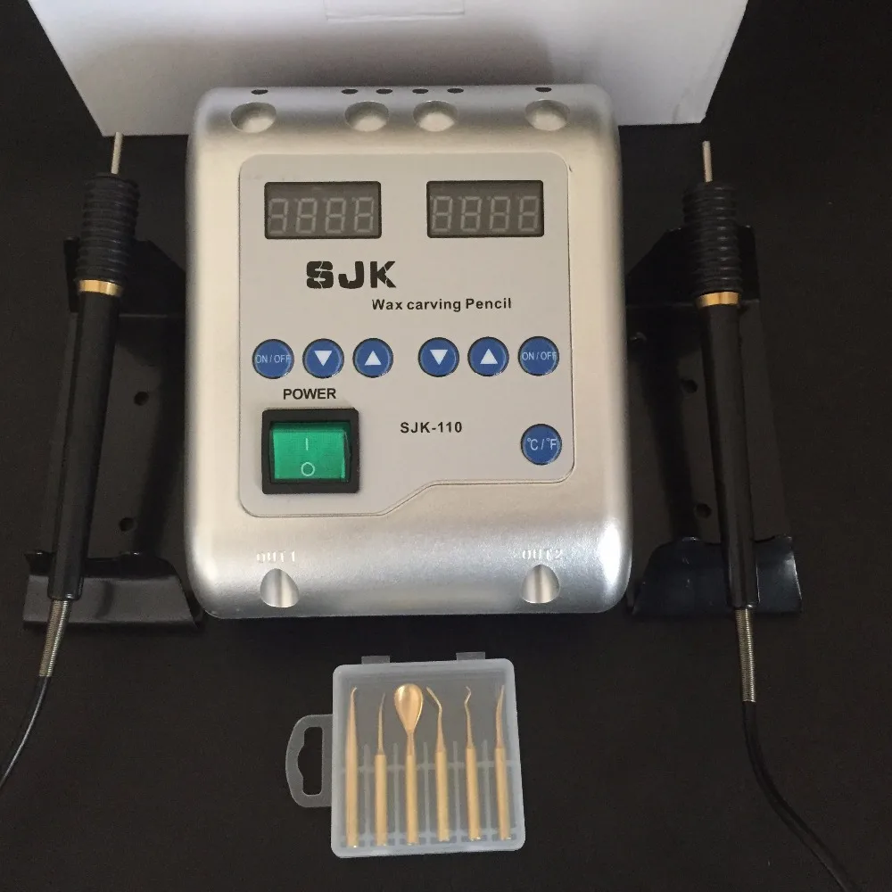 Стоматологическая лаборатория электрическая резьба по воску 2 ручки