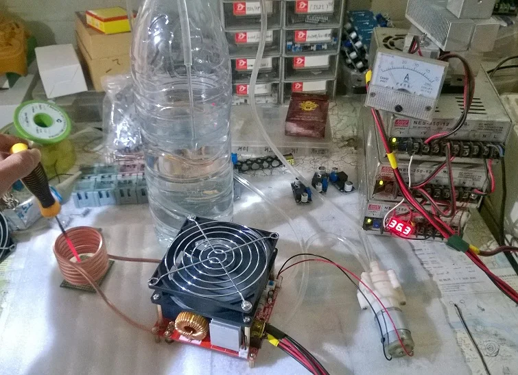 DC 24 36 в 20A Diy ZVS индукционная нагревательная плата Flyback драйвер нагреватель плита +