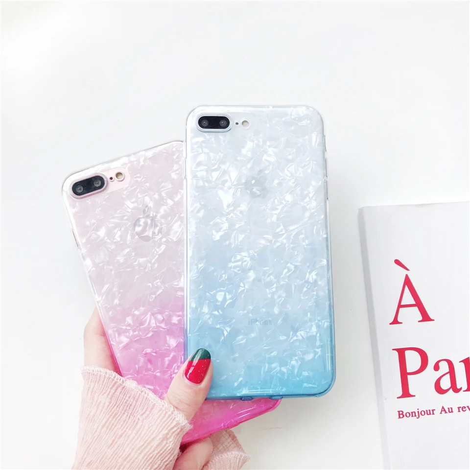 Цвета радуги силиконовый мраморный чехол для iphone 7 Plus 6 6s 8 X XR XS MAX TPU Huawei Honor 10 9 9i 7X Y6