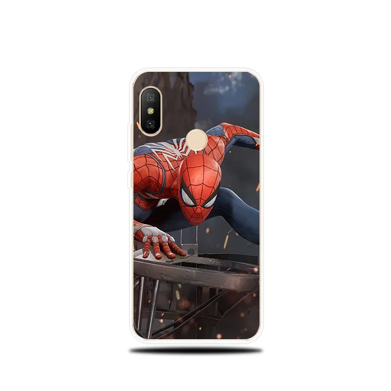 Spiderman Iron Man Silicone Phone Case For Xiaomi Redmi Note 4 4X 4A 5 5A 6 6A 7 Pro Plus Prime Soft Cover Couqe |